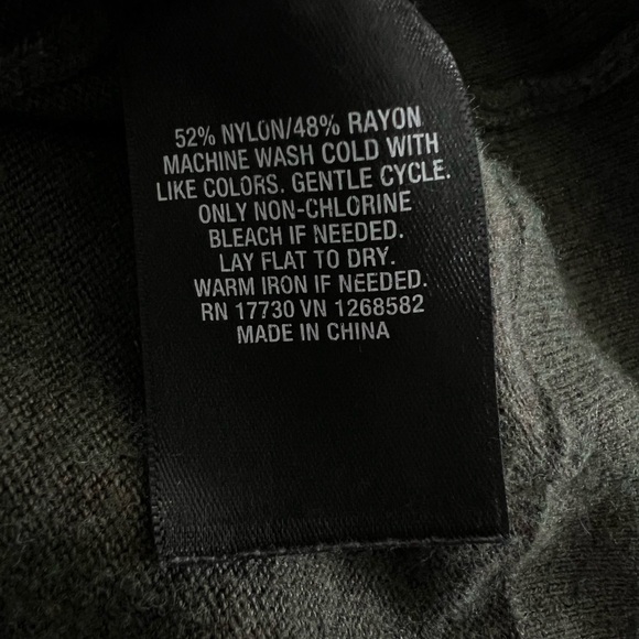 Mossimo Supply Co. Army Green Long Sleeve Sweater - Picture 5 of 5